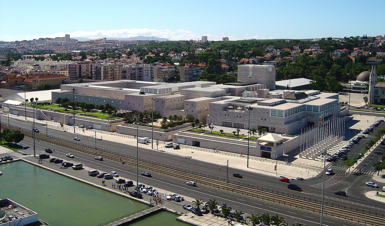 Vista aérea do Centro Cultural de Belém, Lisboa