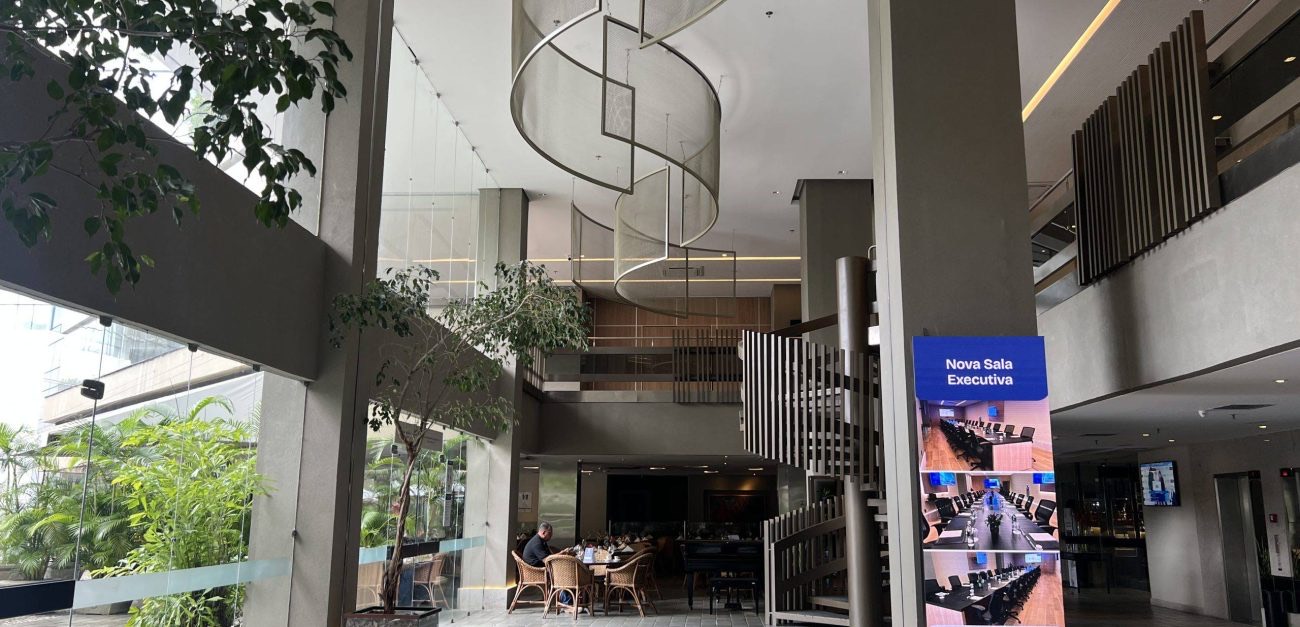 Lobby do Mar Hotel Conventions, sede do Full Face Experience Nordeste
